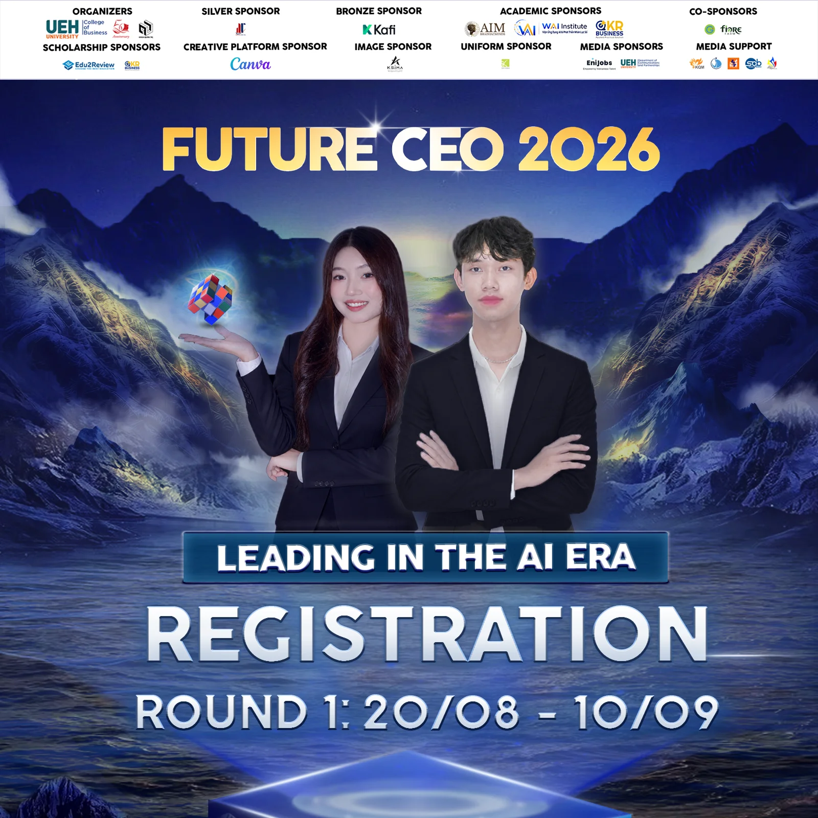 CUỘC THI TÌM KIẾM CEO TƯƠNG LAI 2026 - FUTURE CEO - MỞ LINK ĐĂNG KÝ VÒNG 1: BẢN LĨNH DẪN LỐI TƯƠNG LAI